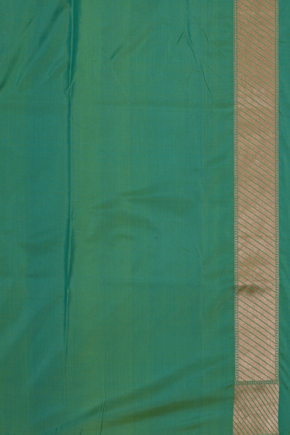 Image of Banarasi Katan Silk Sea Green Saree